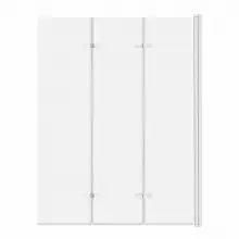 Parawan nawannowy 3-panelowy składany SAJNO 100cm biały - AD Naturalnie